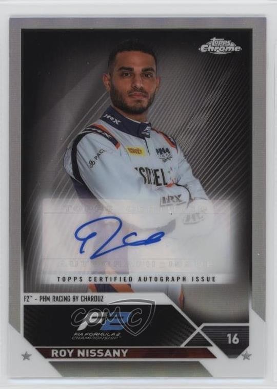 2023 Topps Chrome Formula 1 Auto Roy Nissany #CAC-RN Auto 5y7