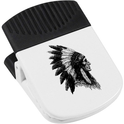 Magnetclip ''Indianerhäuptling Seitenansicht'' (CP00048980)