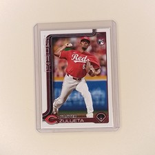 2025 Topps #372 Yosver Zulueta RC Cincinnati Reds MLB Rookie Card 