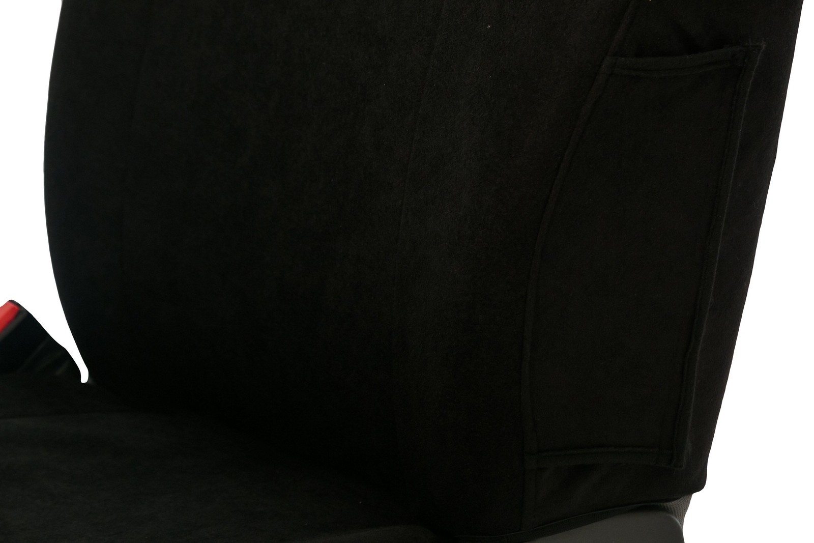 For Ford Focus 16-18 Saddleman Microsuede 2nd Row Black Custom Seat Covers