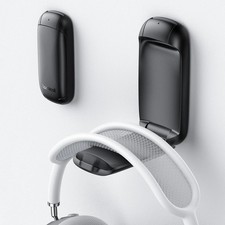 Headphone Stand, Sticky Headset Holder - Foldable  Compact Headphone Holder H