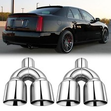 For Cadillacdts Cts Deville 9.5 Quad Exhaust Tip Pipe 2.5 Inlet 3.5 Outlet