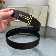 Authentic Tom Ford Belt Reversible Leather Brown/balck