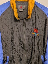 Vintage Nike Air Jordan Legacy Flight Nostalgia Jacket Windbreaker W/Hoodie