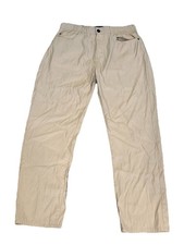 Denali Pants Men's 34x30 Beige Lightweight Casual Outdoors Stretchy Hiking