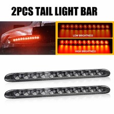 2x Red 15 Sealed 11led Truck Trailer Brake Stop Turn Tail Submersible Light Bar 2x Red 15 Sealed 11led Truck Trailer Brake Stop Turn Tail Submersible Light Bar