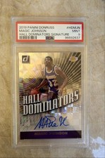 🔥🔥MAGIC JOHNSON AUTO🔥🔥2019-20 Panini Donruss - Hall Dominator Signatures /99