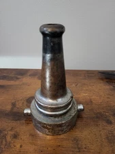 Vintage Elkhart Brass Mfg Co. Firefighter Firefighting Nozzle 6"