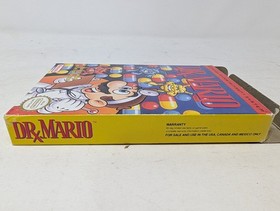 Dr. Mario Complete CIB Nintendo NES Box Manual 1990 Styrofoam