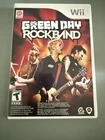 Green Day: Rock Band (Nintendo Wii, 2010) - Complete with manual