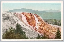 1902 Jupiter Terrace Yellowstone Park Postcard Detroit Photo Phostint Unposted