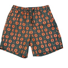 Psycho Bunny Boys Sz 14-16/L-G Arnold All Over Print Swim Trunks