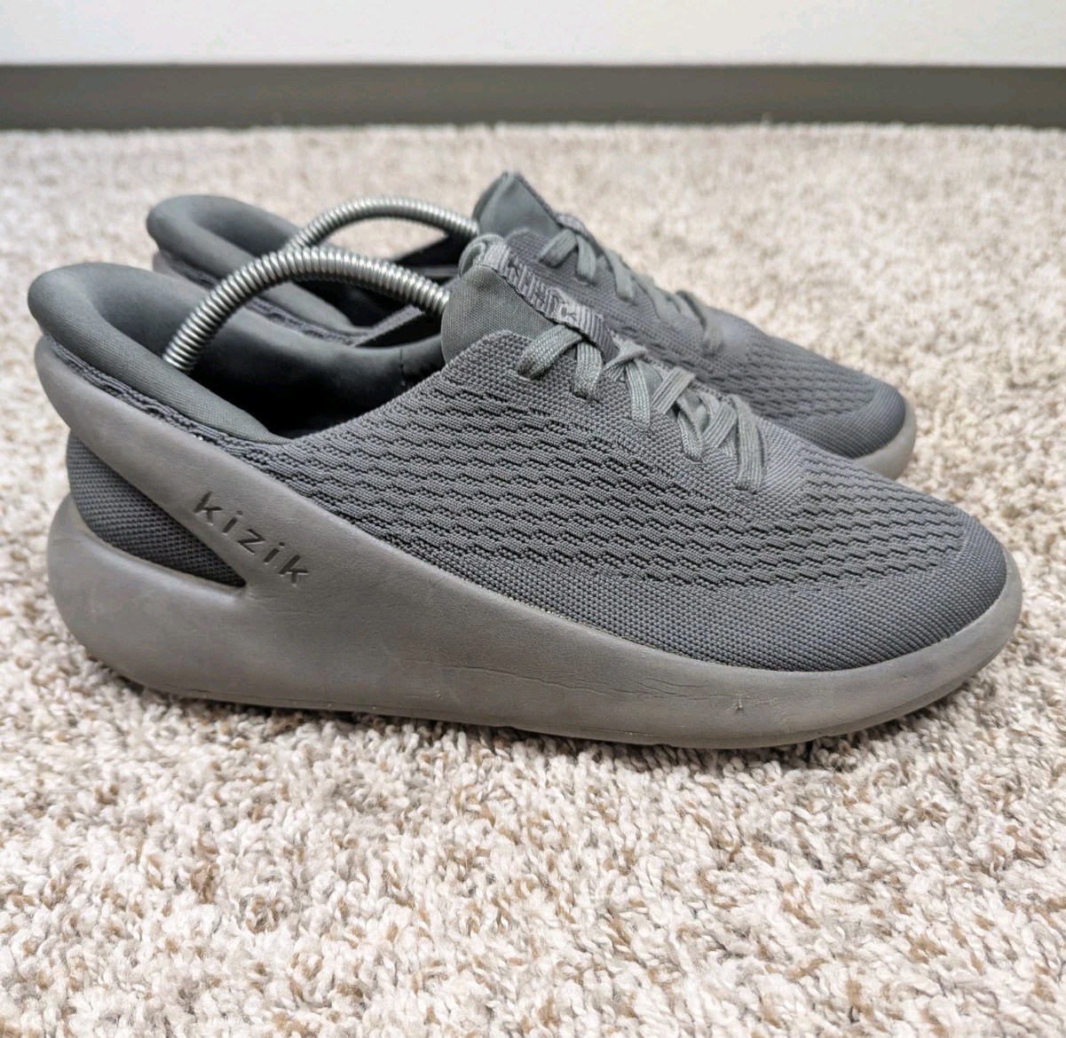 SAOLA Scarpe Kizik Roamer in maglia slip on mani libere uomo 10 5 donna 12 sneakers grigie