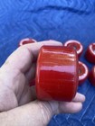 RARE VINTAGE NOS IN BOX RANNALLI ROLLER DERBY URETHANE RED 50XX SET SKATE WHEELS — photo 5