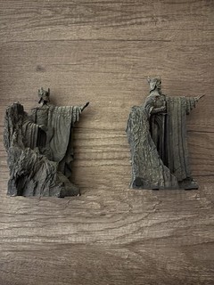 Herr der Ringe Figuren DVD Sammel Figuren Gollum Minas Tirith Top Zustand