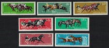 Hungary Horses Racehorses 7v 1961 MNH SG#1758-1764 MI#1776A-1782A