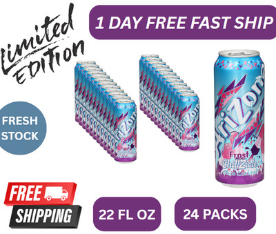 AriZona Frost Chillzicle Juice Cocktail 22oz 24pk   Refreshing Drink 1 DAY SHIP