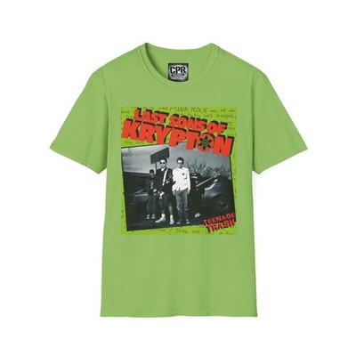 Last Sons of Krypton Teenage Trash LP T-Shirt | Novatone Records 
