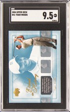 2004 UPPER DECK GOLF #41 TIGER WOODS SGC 9.5