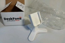 White WeatherTech DeskFone Adjustable Desk/Counter Cell Phone Holder Made