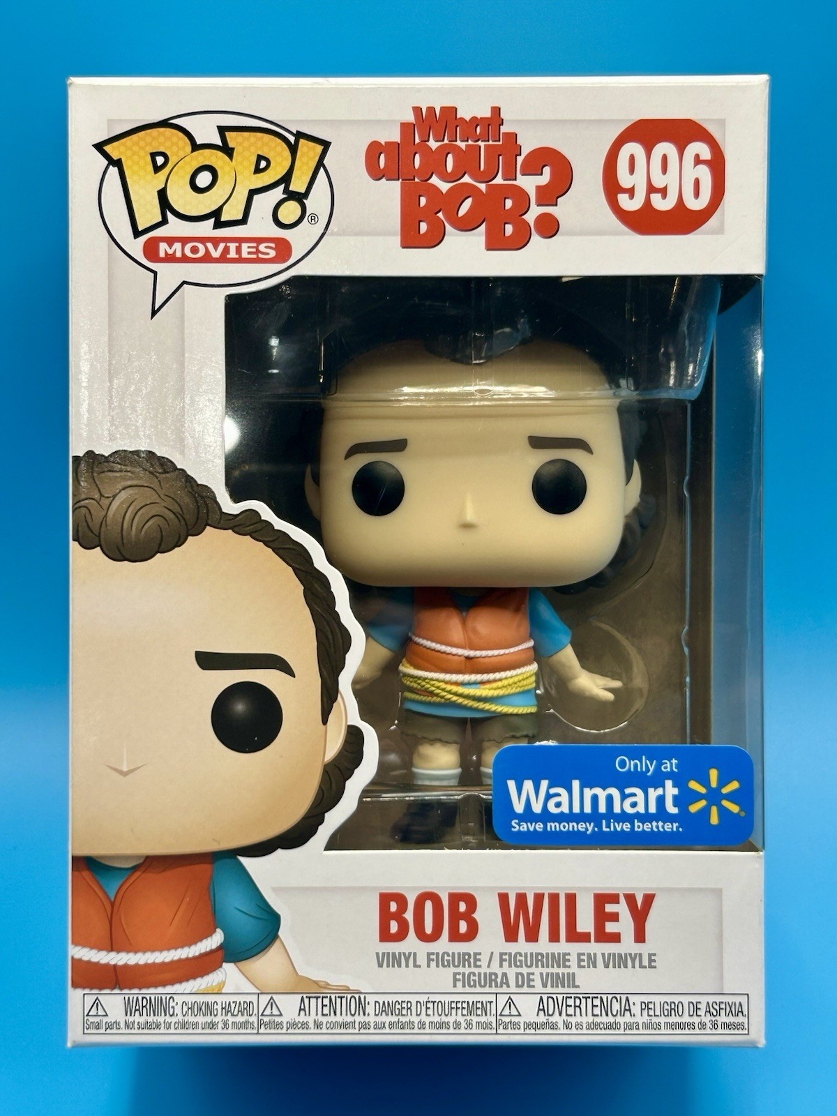 Funko Pop! Películas What About Bob Wiley # 996 ¡Figura De Vinilo! Walmart