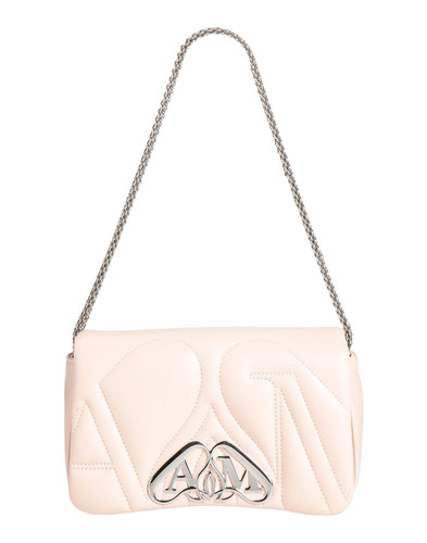 McQueen - Women - Leather Flap bag - Light pink