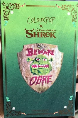 Colourpop x Dreamworks Shrek Limited Edition Beware Ogre Eyeshadow Palette