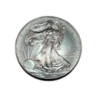 2009 $1 American Silver Eagle, US Mint,  1oz .999 Fine Silver, Minor Scratches