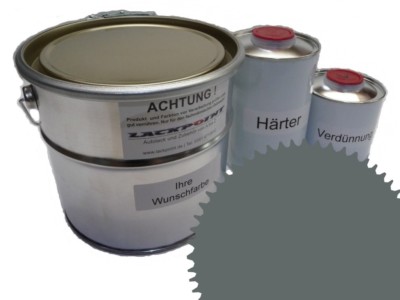 1 Liter Set 2K Autolack RAL 7005 Grau Seidenmatt Seidenglanz Lackpoint Tuning !