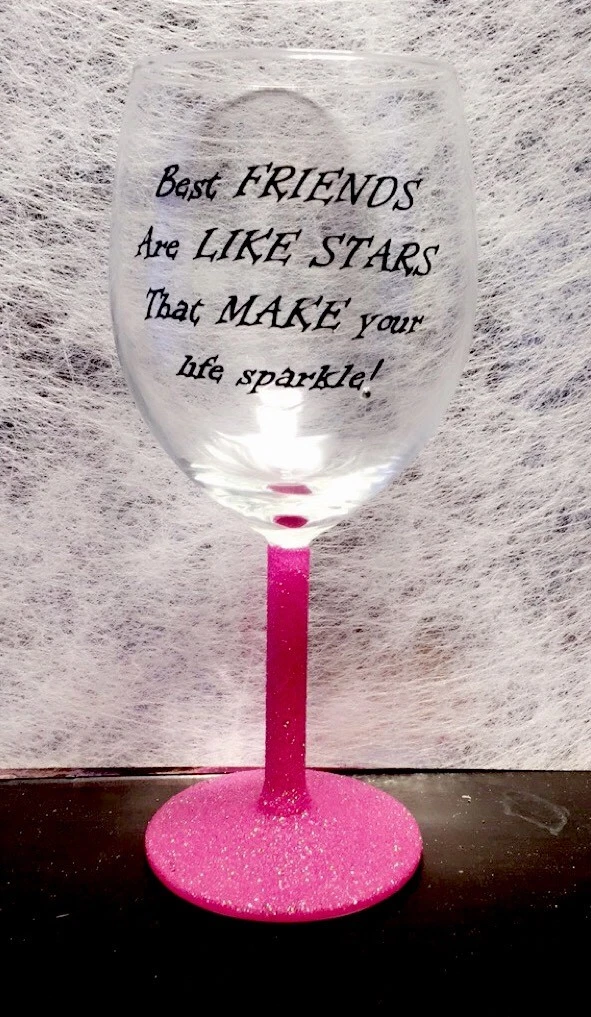 Friends wine sales glasses
