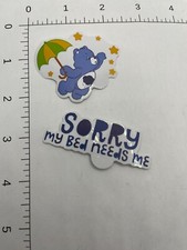 Care Bear stickers Bedtime, Birthday, Cheer, Friend, Funshine, Good Luck, Grumpy