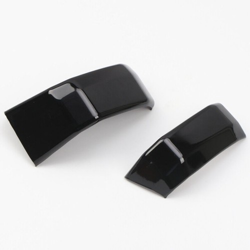 Black Carbon Fiber Side Dashboard Center Console Cover For Toyota