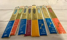 Vintage Zippers Lot Of 8 J P Coats & Coats and Clark Metal Zipper New In Package