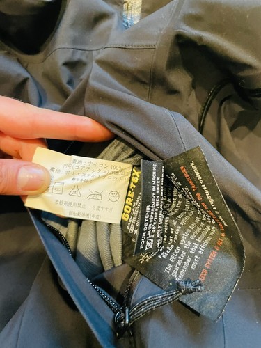 Chaqueta Arc'teryx BetavLT para hombre talla L Gore-Tex Shell negra impermeable RECCO - Imagen 7 de 12