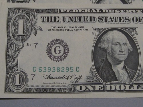 11 Consecutive CU Crisp 1974 FRN Notes # G 63938290 - 300 C. #13 - Picture 4 of 8