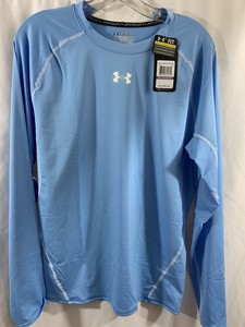 light blue under armour long sleeve
