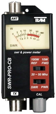Stehwellenmeßgerät TEAM SWR Pro CB, LKW Funk, Truckerfunk, 20-50 MHz., Neu+OVP X