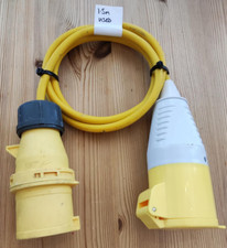1.5m Heavy Duty 110v 32 amp 2.5mm Core Extension Lead