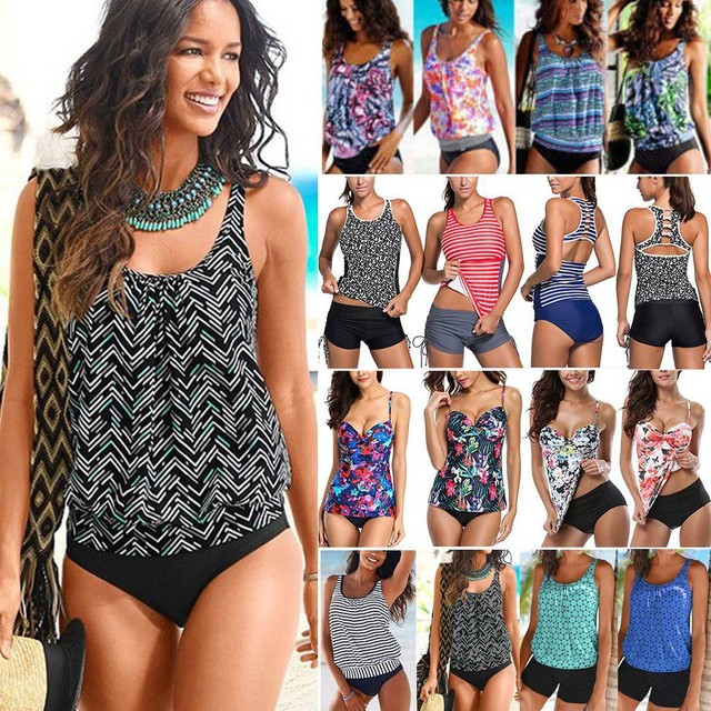 2 piece bathing suits with shorts