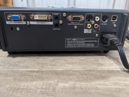 Sharp PG-F211X DLP Projector Portable 2300 ANSI HD 1080 PARTS ONLY - Picture 7 of 9