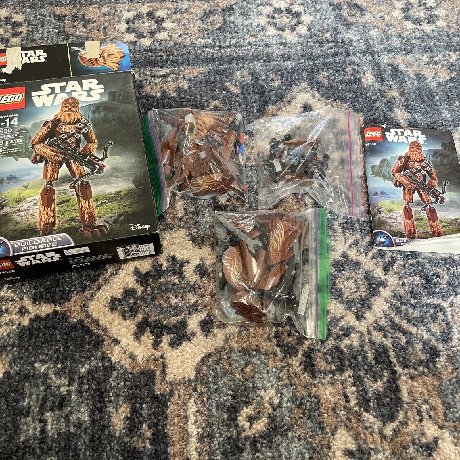 LEGO Star Wars Chewbacca 75530 Buildable Figure Retired Open Box