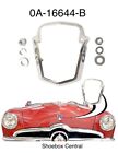 <!--F#f_0-->1950 1951 Ford Chrome Hood Emblem Bezel Retainer Trim Ring<!--F/-->