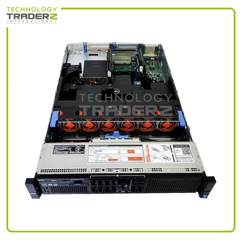 0CMMN Dell PowerEdge R730 E31S 2P Xeon E5-2620 v3 16GB 8x SFF Server W/ 2x PWS - Image 2 of 3