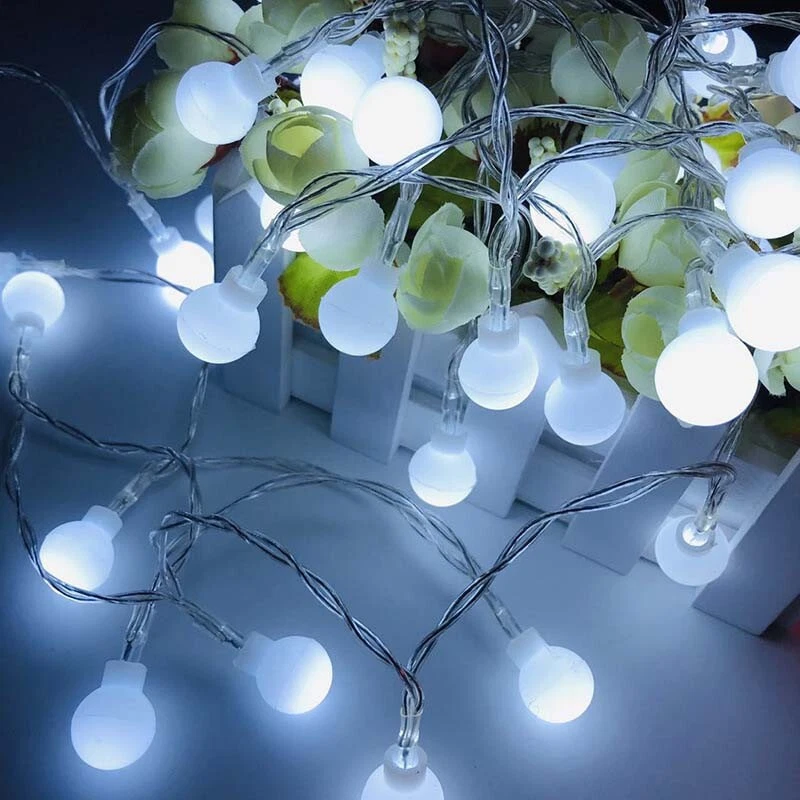 Battery Powered Berry Ball Shaped LED Fairy Lights 20, 40 LEDs Wedding Party - Image 4 of 4