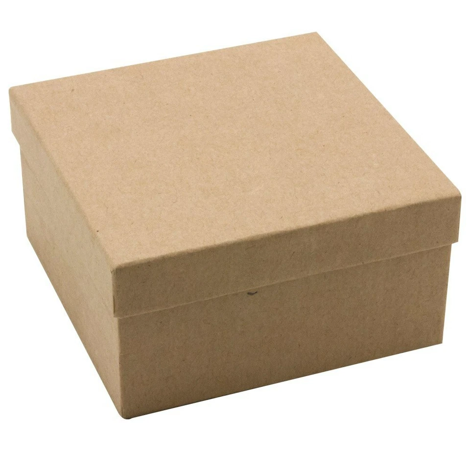 Kraft Cotton Filled Gift Boxes Jewelry Cardboard Box Lots of 100~200~500 - Image 2 of 4