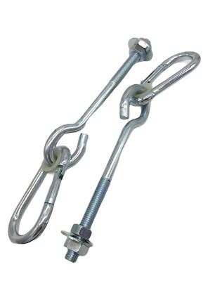 Swing Hook M12 Pair for swing sets climbing frames sets 260mm