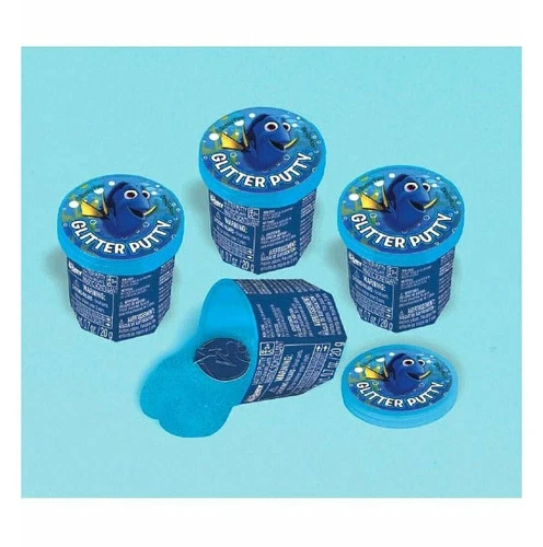 Finding Dory Fun Blue Glitter Ooze Putty 4 Count Birthday Party Favors Nemo New