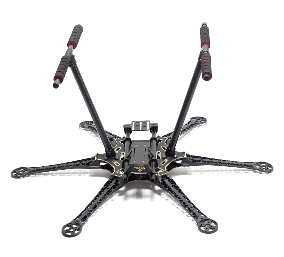 S550 Hexacopter Frame Kit 6-Axis Drone Flame with Carbon Fiber Landing Gear - Image 3 of 4