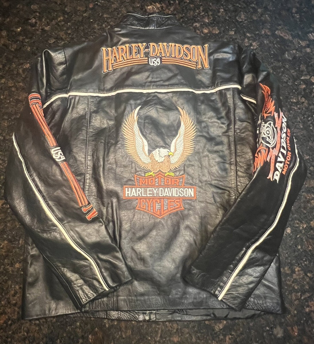ジャケット・アウター 90's Harley Davidson leather jacket Vintage Harley Davidson Leather Jacket 1990's Harley Davidson