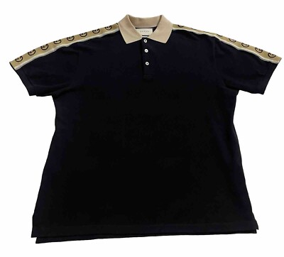 GUCCI POLO WITH INTERLOCKING G STRIPE | eBay